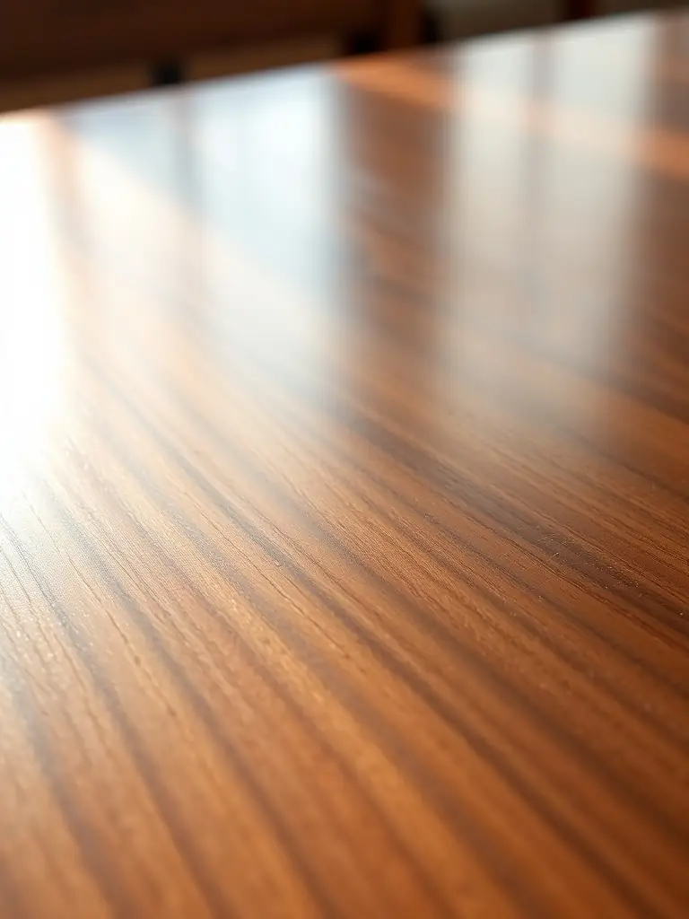 A close-up shot of Luxury Oak Parquet, showcasing the fine wood grain and smooth, polished surface, highlighting its premium quality and elegant design.